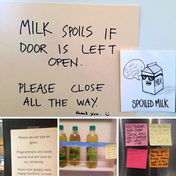 Funny Passive Aggressive Notes That Make Office Life More Interesting